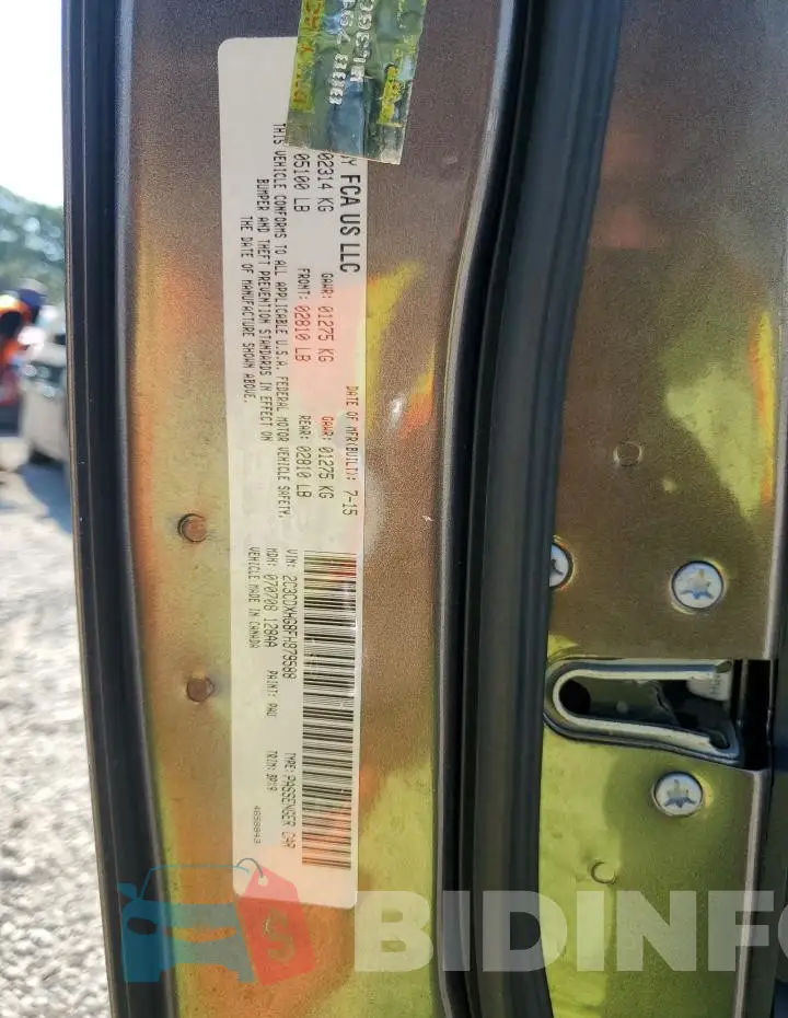 2C3CDXHG8FH879588 Photo# 13