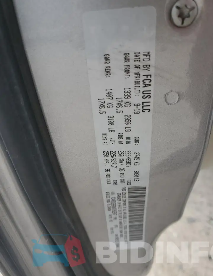 2C4RDGBG8KR762547 Photo# 13