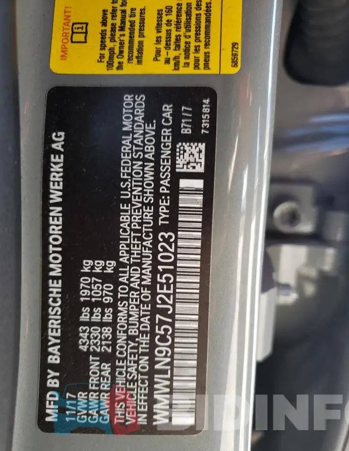 WMWLN9C57J2E51023 Photo# 12