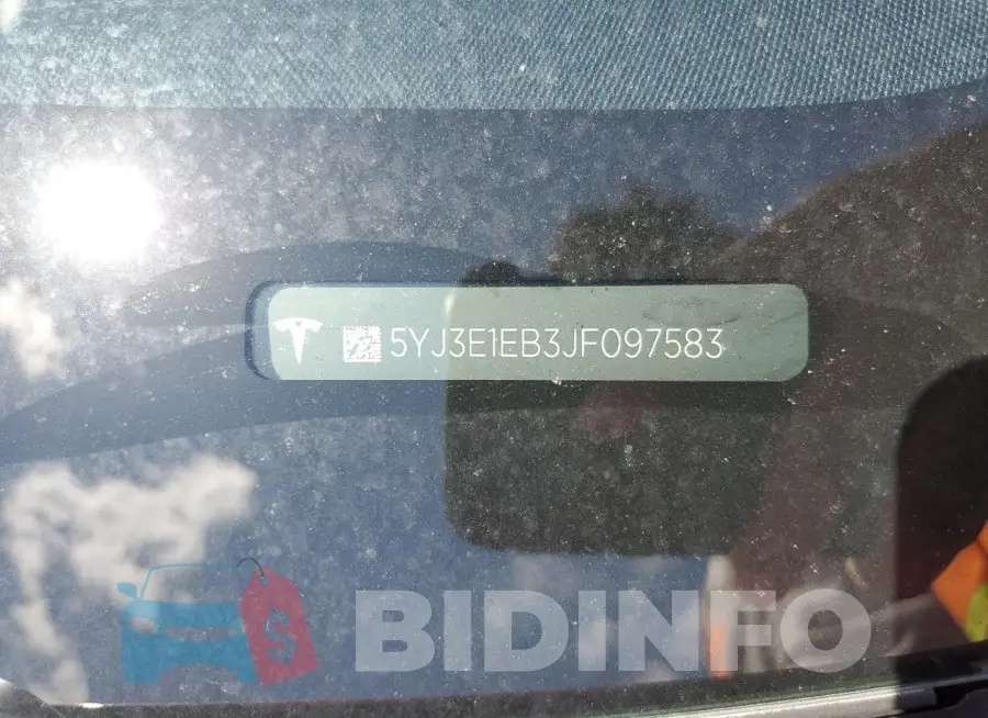 5YJ3E1EB3JF097583 Photo# 12