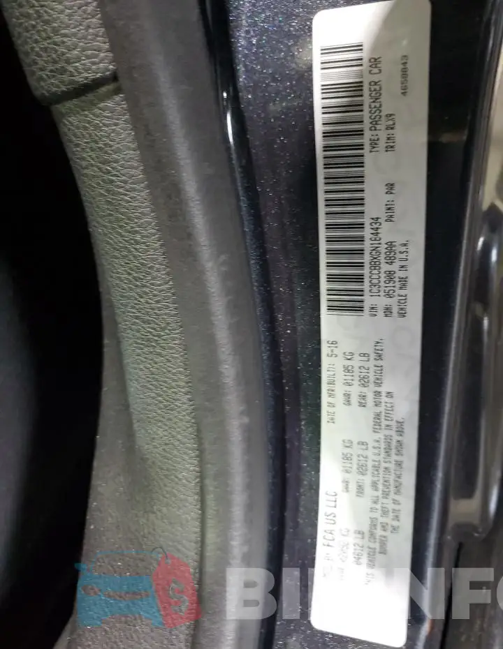 1C3CCCBBXGN184434 Photo# 12