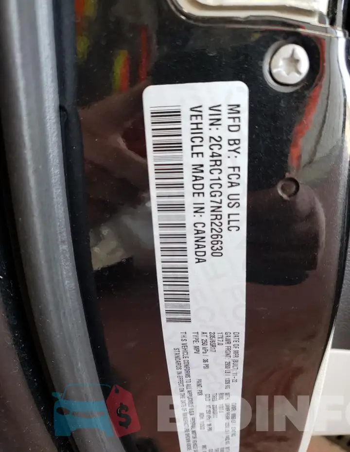 2C4RC1CG7NR226630 Photo# 13