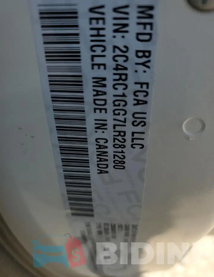 2C4RC1GG7LR281280 Photo# 13