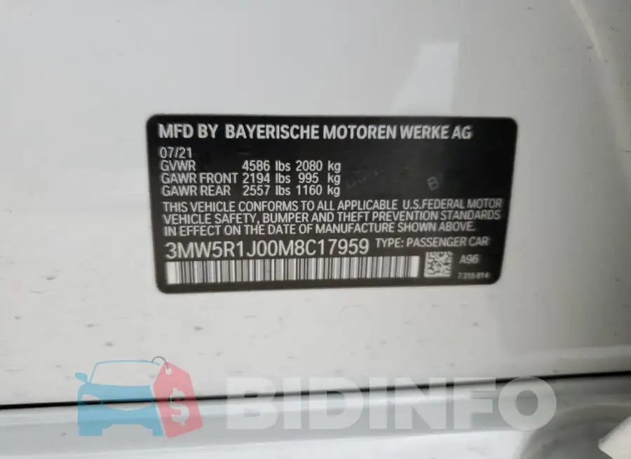 3MW5R1J00M8C17959 Photo# 13