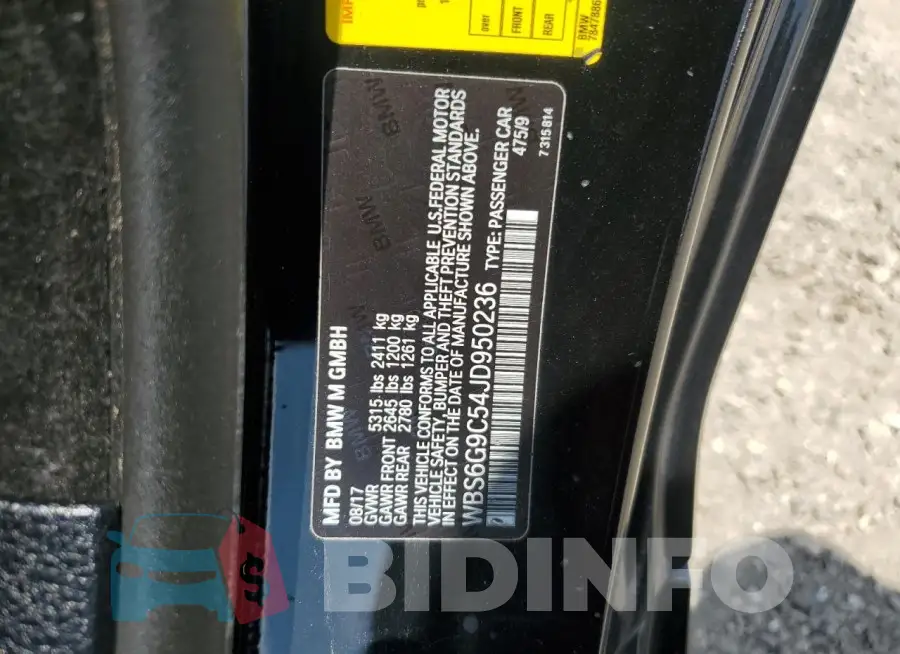 WBS6G9C54JD950236 Photo# 12