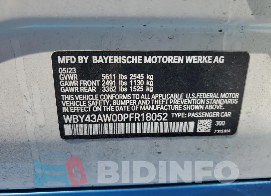 WBY43AW00PFR18052 Photo# 12