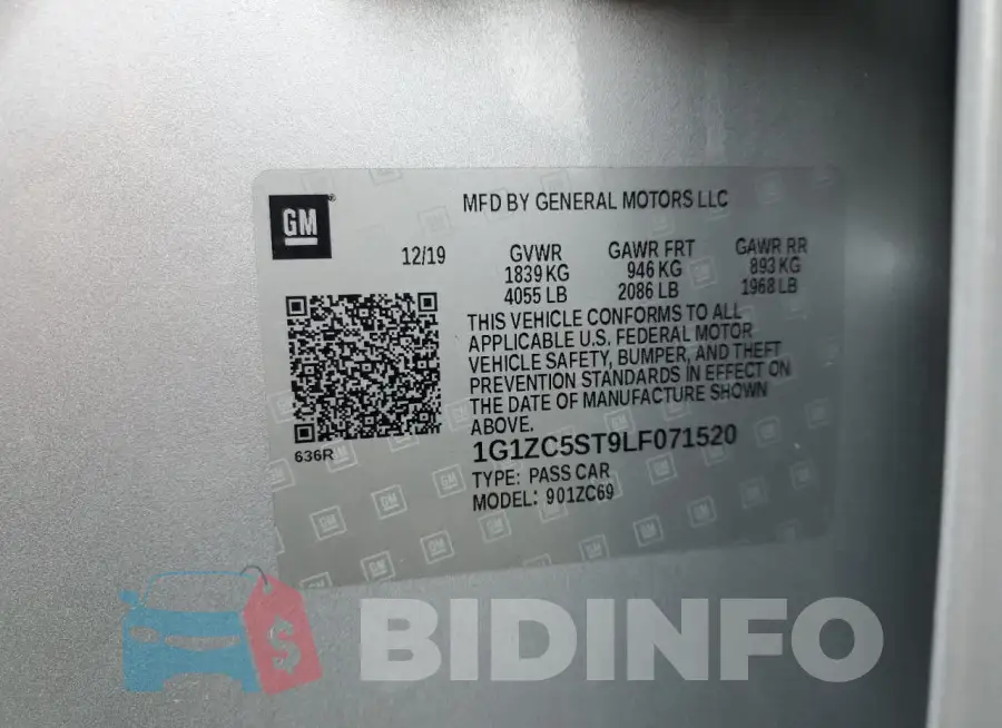 1G1ZC5ST9LF071520 Photo# 13
