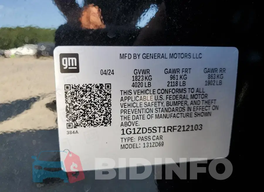 1G1ZD5ST1RF212103 Photo# 12