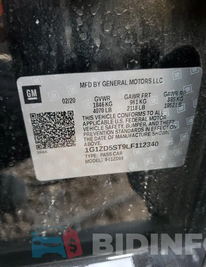 1G1ZD5ST9LF112340 Photo# 12