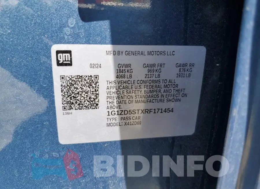 1G1ZD5STXRF171454 Photo# 12