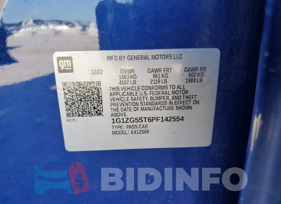 1G1ZG5ST6PF142554 Photo# 13