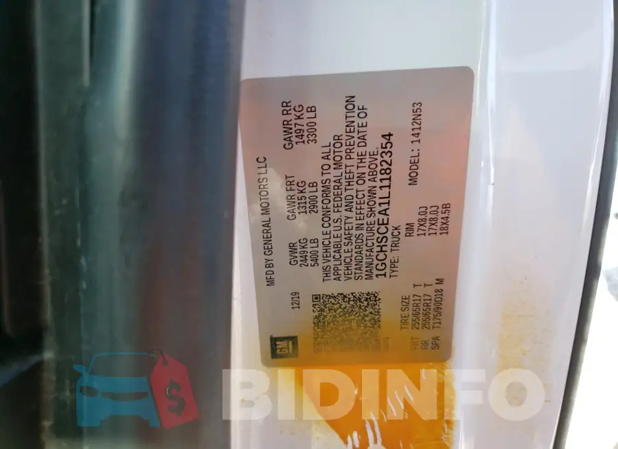 1GCHSCEA1L1182354 Photo# 12