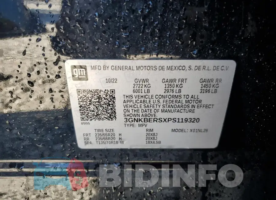 3GNKBERSXPS119320 Photo# 12