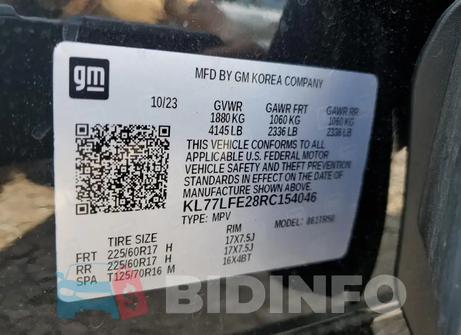 KL77LFE28RC154046 Photo# 13