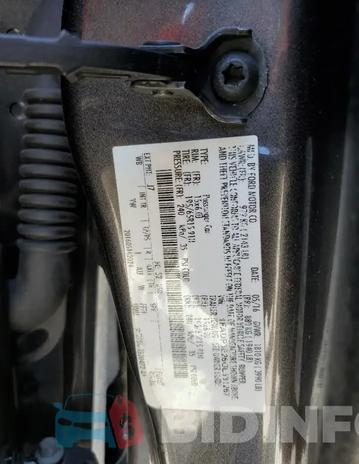 1FADP3E26GL331267 Photo# 12
