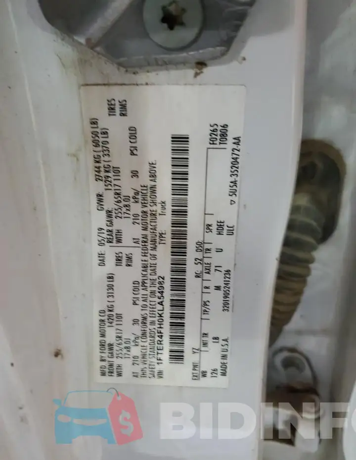1FTER4FH0KLA54982 Photo# 12