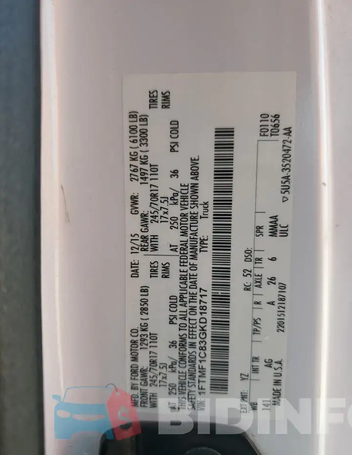 1FTMF1C83GKD18717 Photo# 12