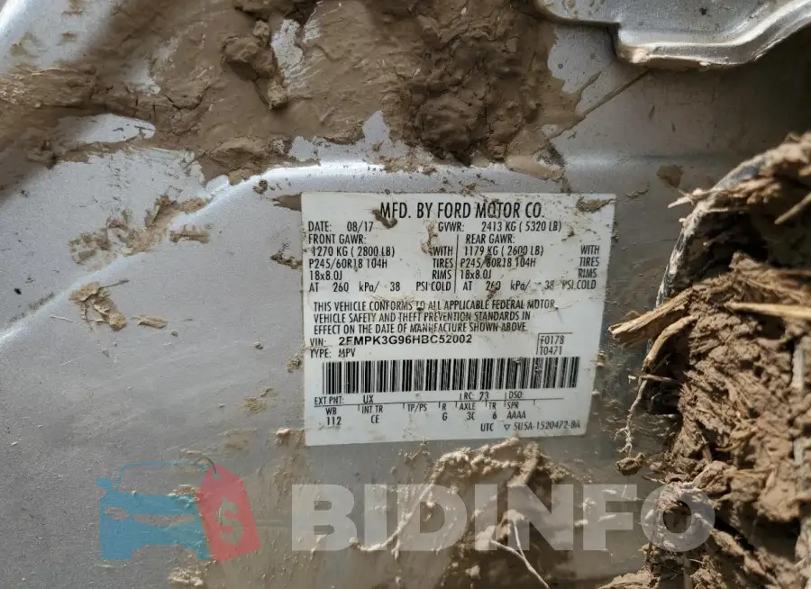 2FMPK3G96HBC52002 Photo# 12