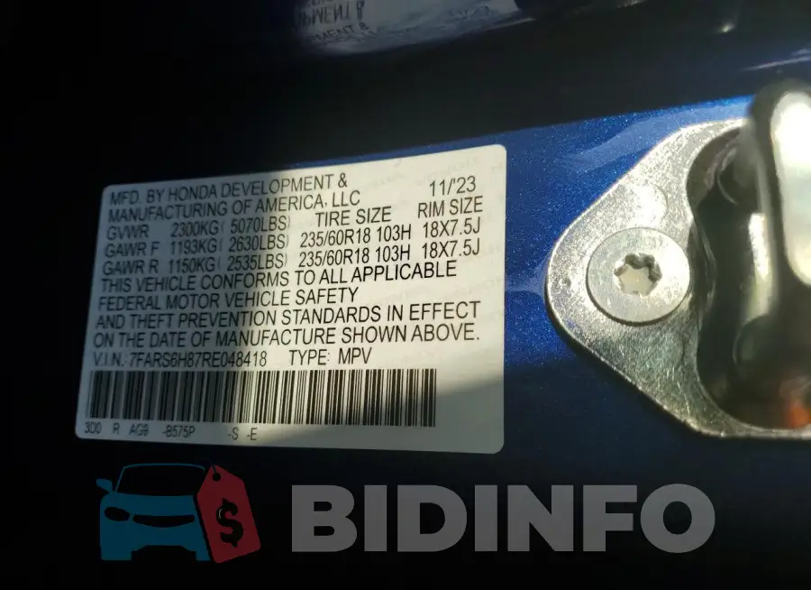 7FARS6H87RE048418 Photo# 13