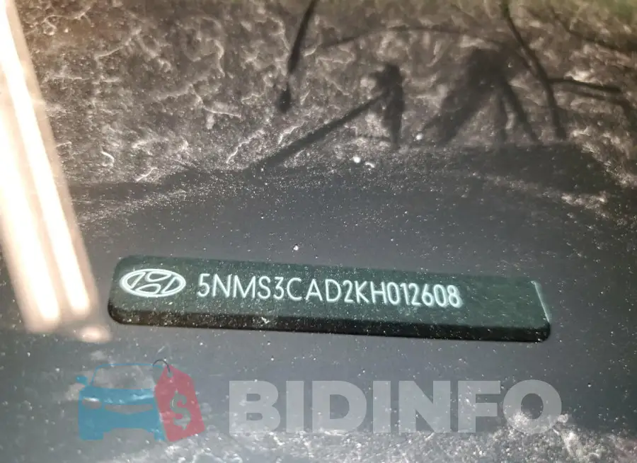 5NMS3CAD2KH012608 Photo# 12