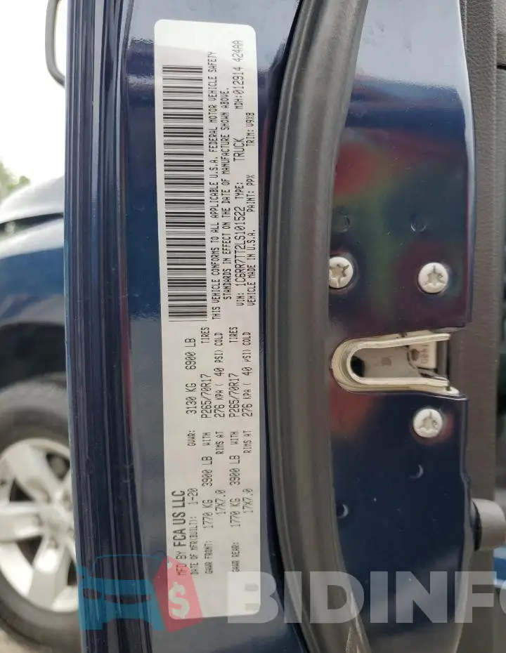 1C6RR7TT2LS101522 Photo# 12