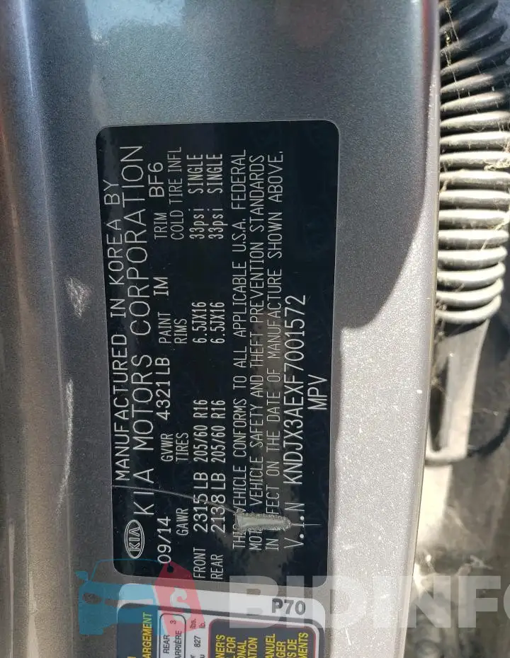 KNDJX3AEXF7001572 Photo# 12