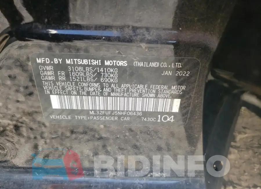 ML32FUFJ5NHF06436 Photo# 12