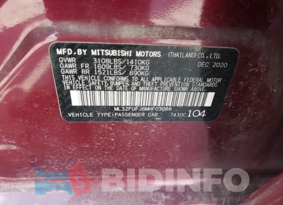 ML32FUFJ6MHF03088 Photo# 12