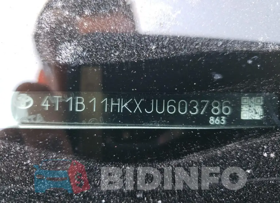 4T1B11HKXJU603786 Photo# 12