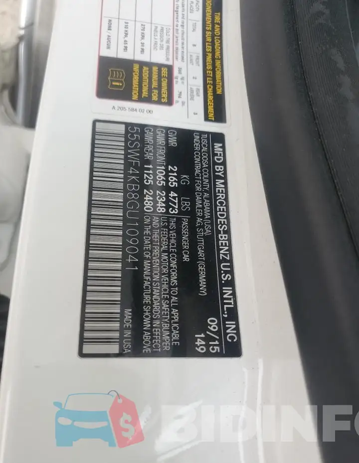 55SWF4KB8GU109041 Photo# 12
