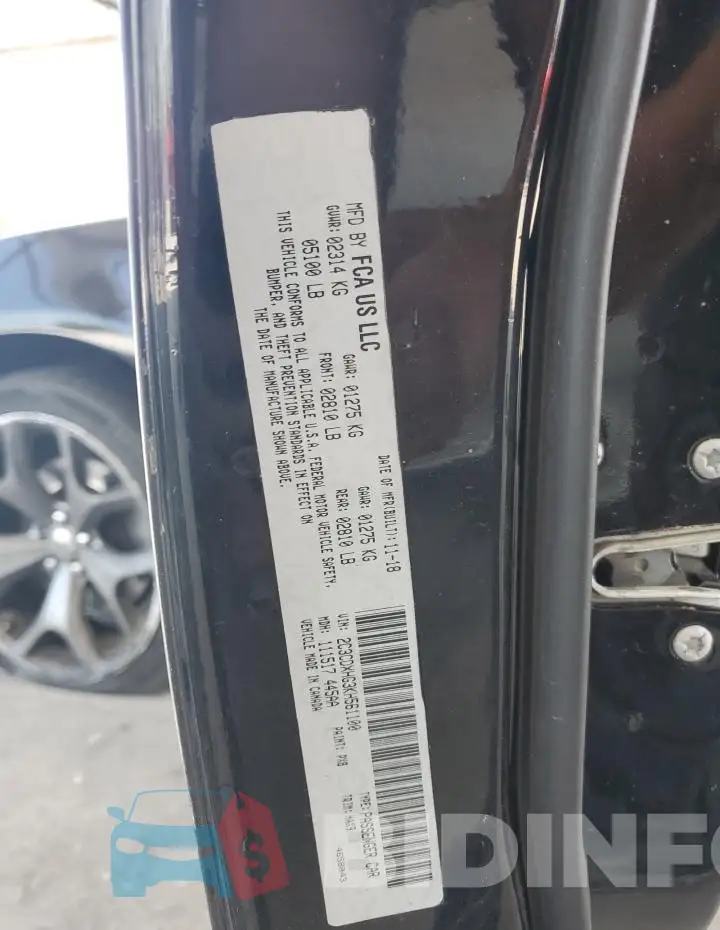 2C3CDXHG3KH561100 Photo# 12