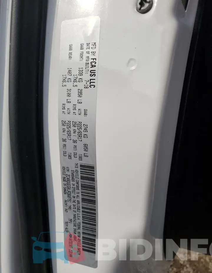 2C4RDGEG0JR360791 Photo# 13