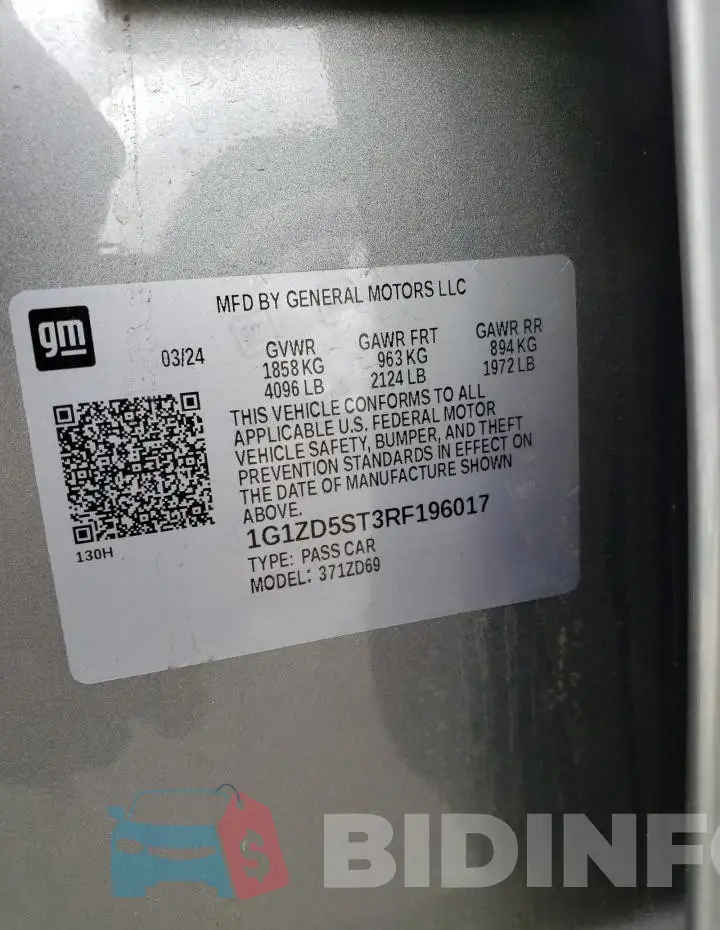 1G1ZD5ST3RF196017 Photo# 12