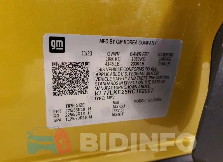 KL77LKE25RC182007 Photo# 12