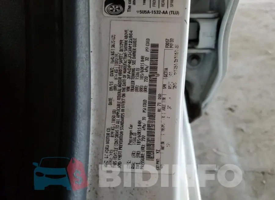 3FADP4EJ3GM122564 Photo# 12