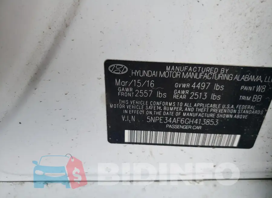 5NPE34AF6GH413853 Photo# 12