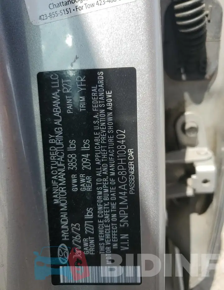 5NPLM4AG8PH108402 Photo# 12