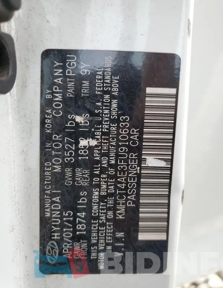 KMHCT4AE3FU910633 Photo# 12