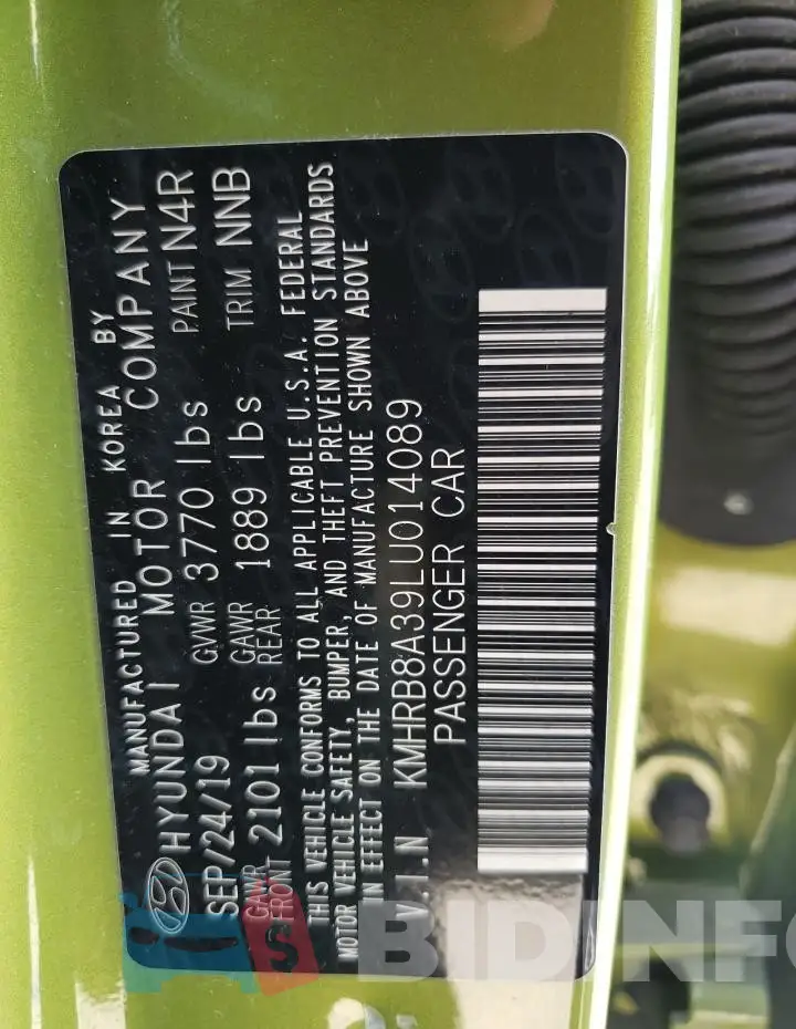 KMHRB8A39LU014089 Photo# 12