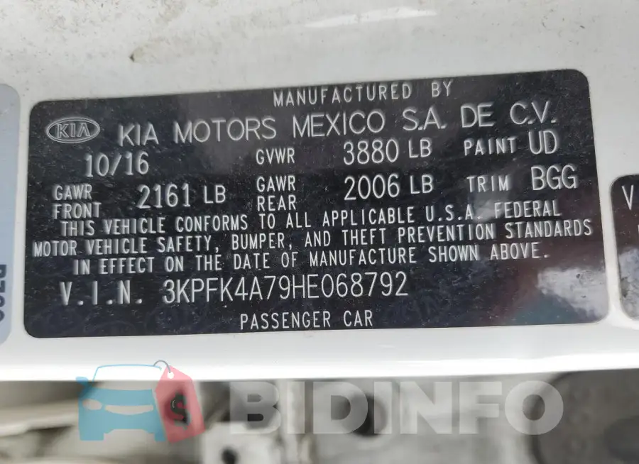 3KPFK4A79HE068792 Photo# 12