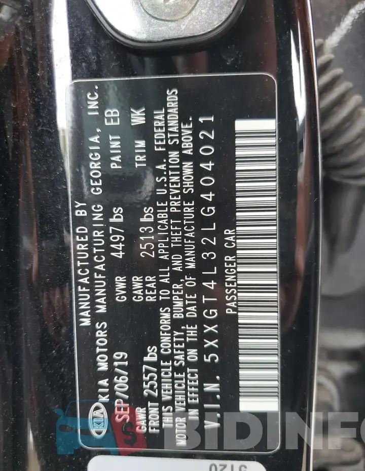 5XXGT4L32LG404021 Photo# 12