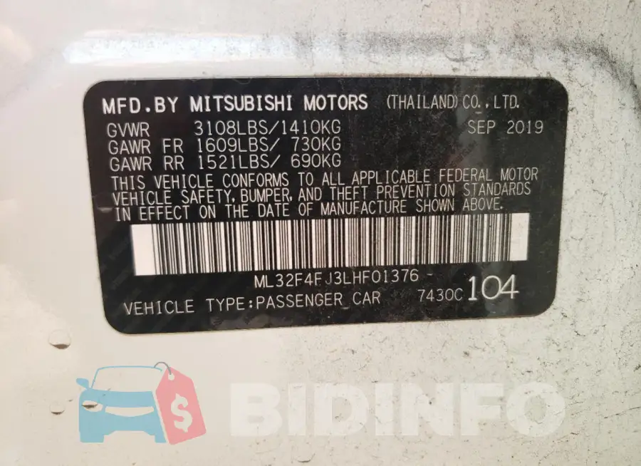 ML32F4FJ3LHF01376 Photo# 12