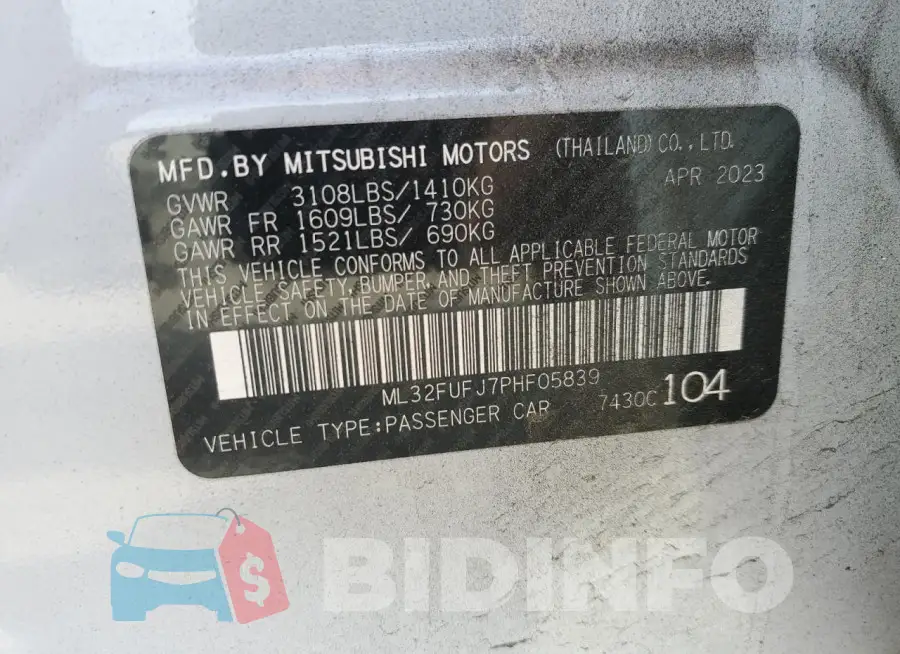 ML32FUFJ7PHF05839 Photo# 12