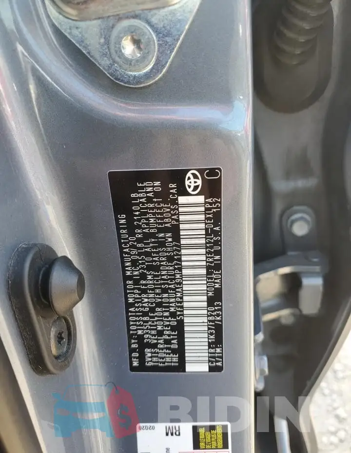 5YFEPMAE9MP171277 Photo# 12