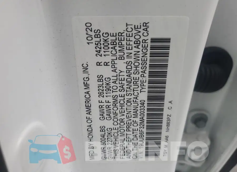 19UUB6F32MA003340 Photo# 12