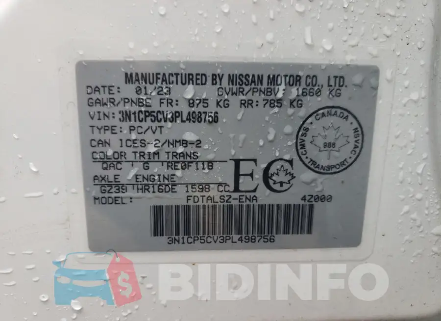 3N1CP5CV3PL498756 Photo# 14