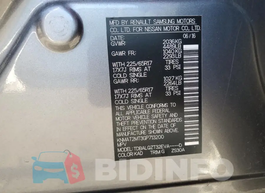 KNMAT2MT3GP713200 Photo# 13