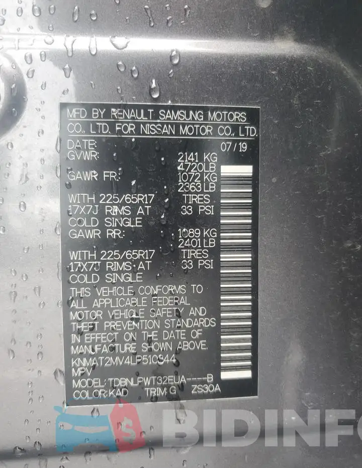 KNMAT2MV4LP510344 Photo# 13