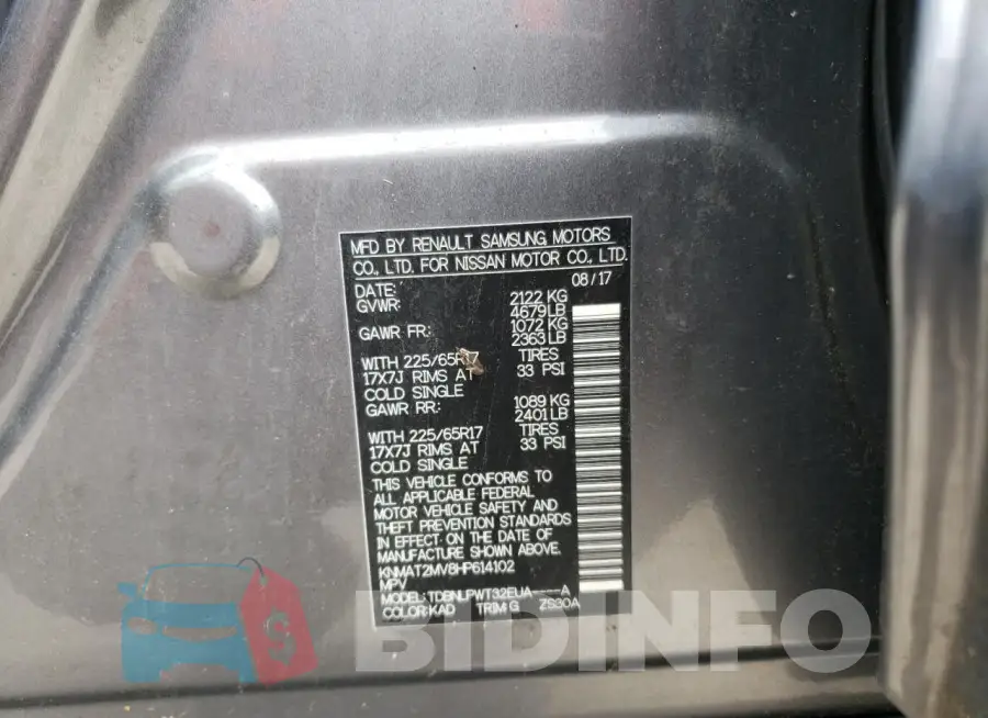 KNMAT2MV8HP614102 Photo# 13
