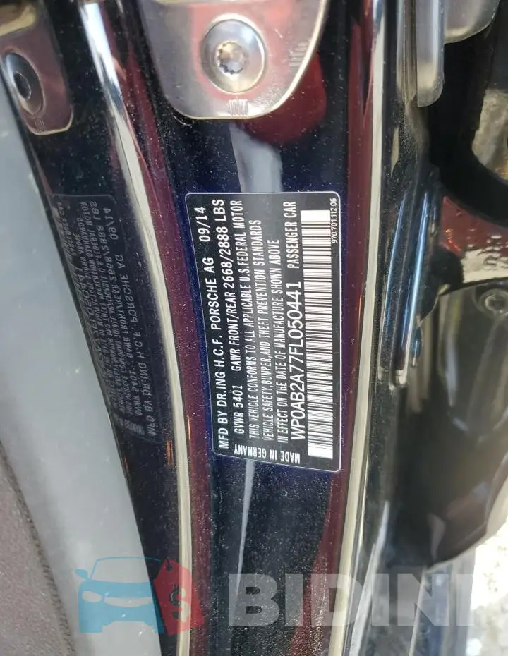 WP0AB2A77FL050441 Photo# 12